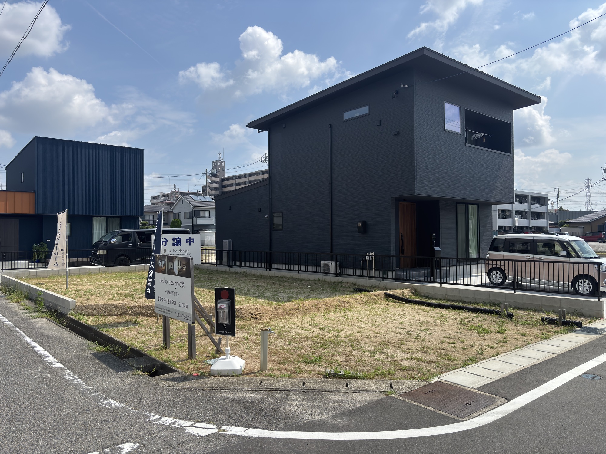 【No.9】145.12㎡(43.89坪)
南西角地で日当たり良好